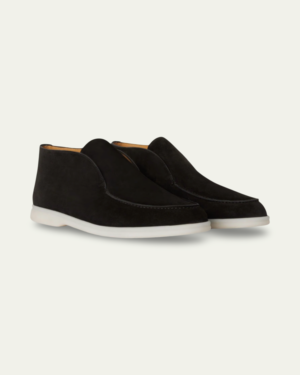 Aurello Rise Loafers Black Suede