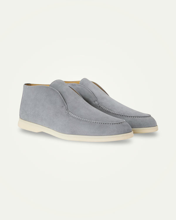 Aurello Rise Loafers Light Grey Suede