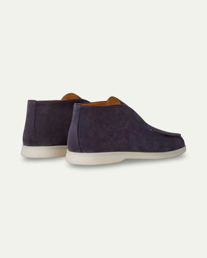 Aurello Rise Loafers Navy Blue Suede