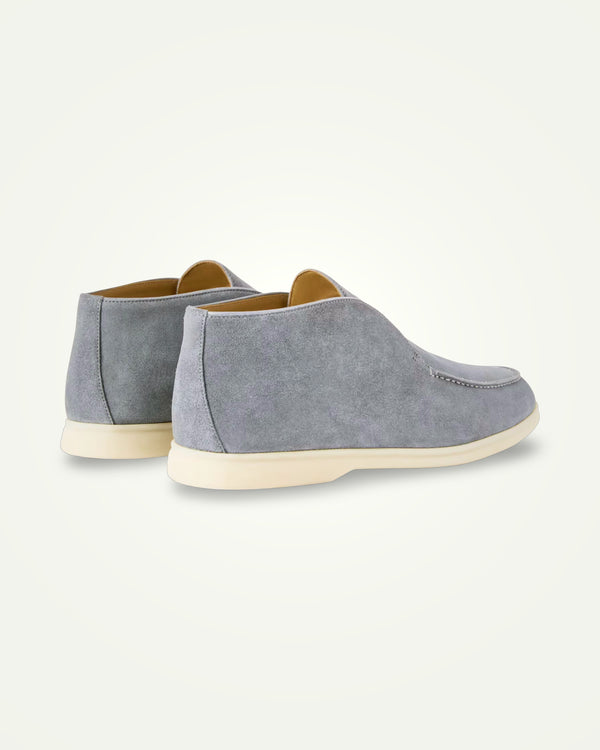 Aurello Rise Loafers Light Grey Suede